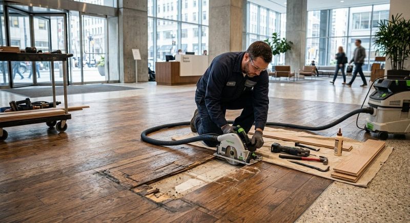 Our team working on Flooring Service projects in Mechanicsburg, PA