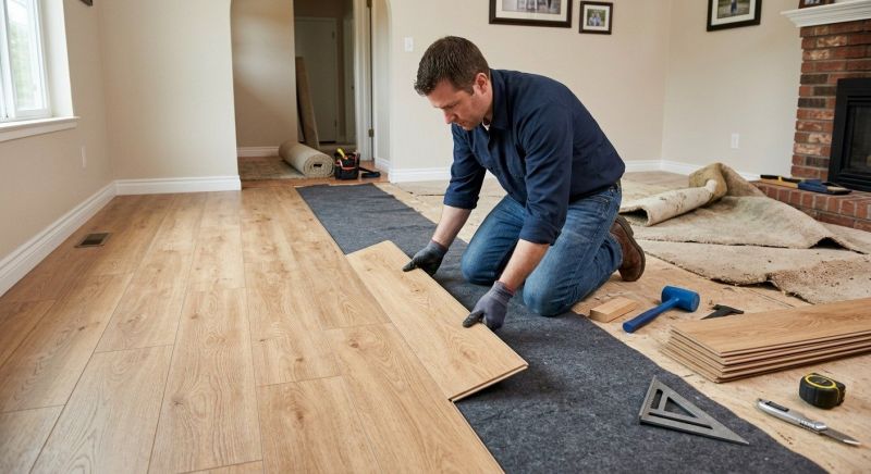 Laminate Floor Remodeling in Mechanicsburg, PA
