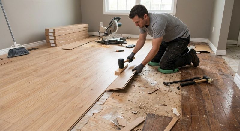 Laminate Floor Replacement in Mechanicsburg, PA