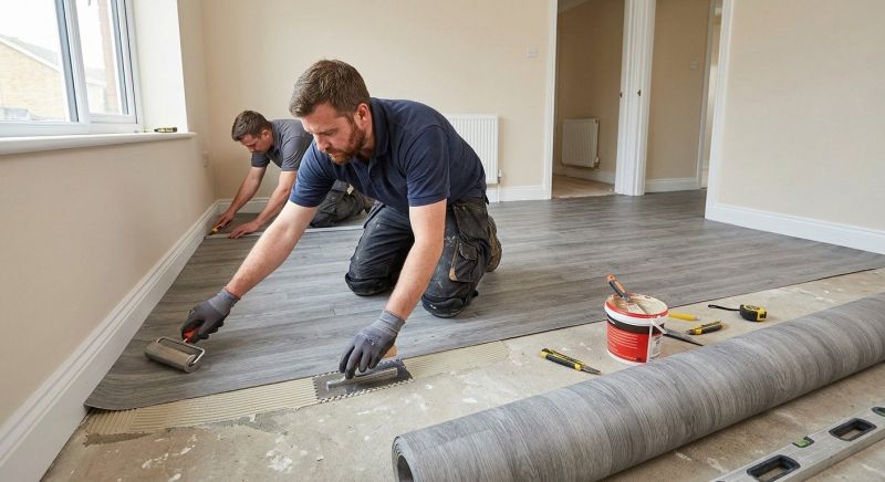 Sheet Linoleum Installation in Palmyra, PA
