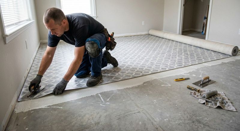 Sheet Vinyl Installation in Mechanicsburg, PA