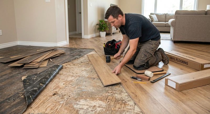 Vinyl Floor Replacement in Mechanicsburg, PA