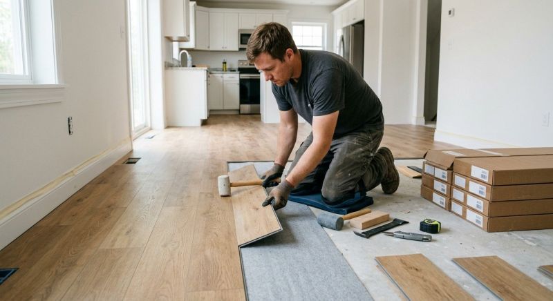Vinyl Plank Floor Installation in Mechanicsburg, PA